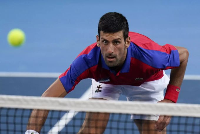 Novak Djokovic muss sich auch Carreno Busta geschlagen geben. Olympia 2021