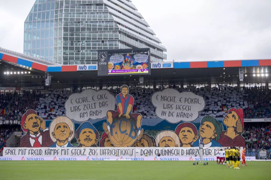 Tolle Choreo bemi FC Basel...