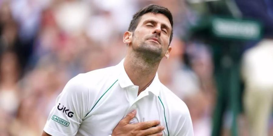 Hat seinen 20. Grand-Slam-Titel im Visier: Novak Djokovic. Foto: Adam Davy/PA Wire/dpa