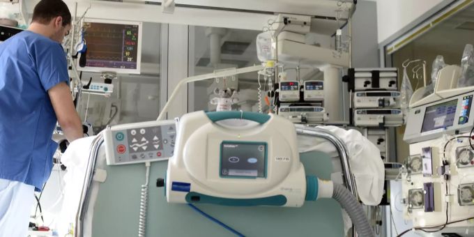 Ein Bild aus einer Intensivstation in Österreich. Coronavirus