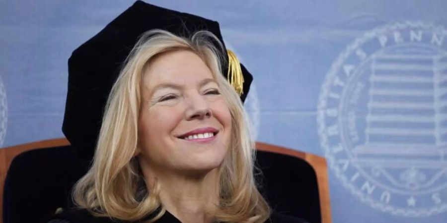 Amy Gutmann, die 71-jährige Präsidentin der renommierten Pennsylvania University, soll US-Botschafterin in Deutschland werden. Foto: Matt Rourke/AP/dpa