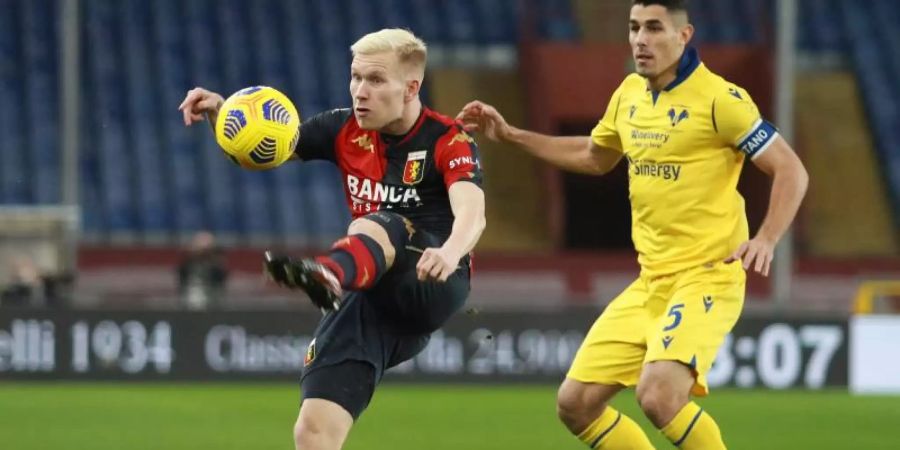 Spielt künftig für Arminia Bielefeld: Lennart Czyborra. Foto: Lapresse/Tano Pecoraro/LaPresse via ZUMA Press/dpa