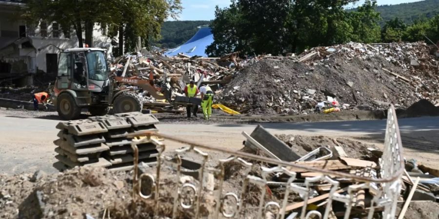 Zerstörung nach dem Hochwasser