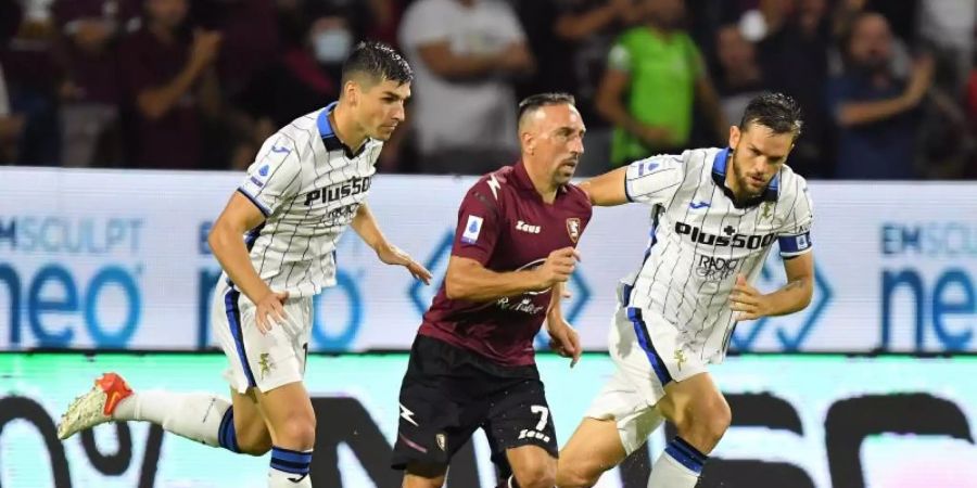 Franck Ribéry spielt für US Salernitana in der italienischen Serie A. Foto: Carmelo Imbesi/LPS via ZUMA Press Wire/dpa