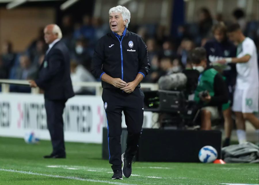 Bergamo-Trainer Gian Piero Gasperini lässt oft mit einer Dreierkette spielen.