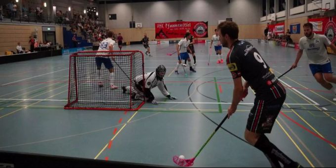 Der UHC Pfannenstiel im Derby gegen Zürisee Unihockey