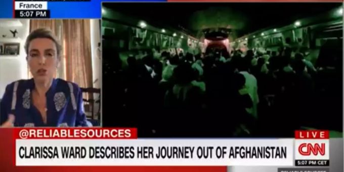 Die CNN-Journalistin Clarissa Ward spricht über ihre Flucht aus Afghanistan. Clarissa Ward