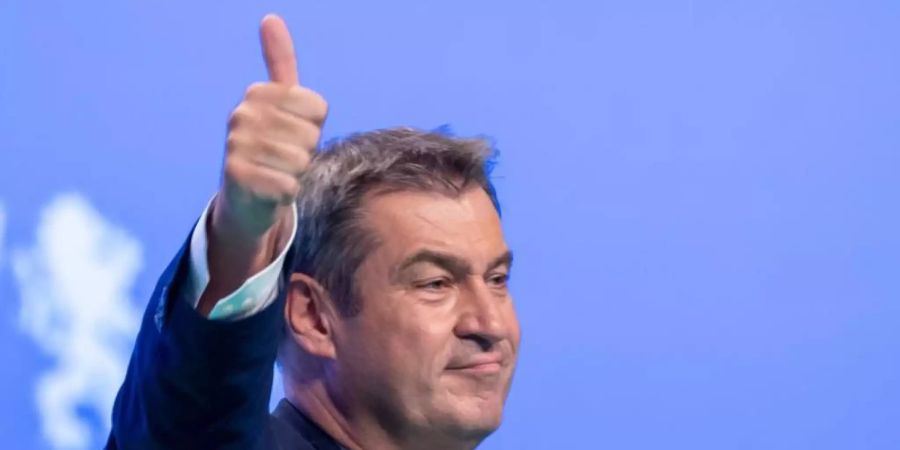 CSU-Chef Markus Söder sieht vor der Bundestagstagswahl eine Trendwende zugunsten der Union. Foto: Daniel Karmann/dpa