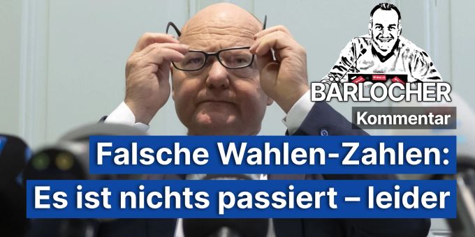 Kommentar - Falsche Wahlen-Zahlen: Es ist nichts passiert – leider