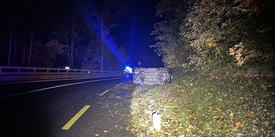 Auto überschlug sich