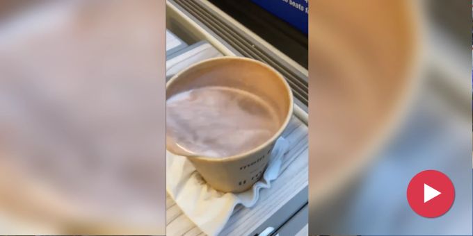 «Schwankt» - Im SBB-Pannenzug «Dosto» ist Kafi-Trinken unmöglich