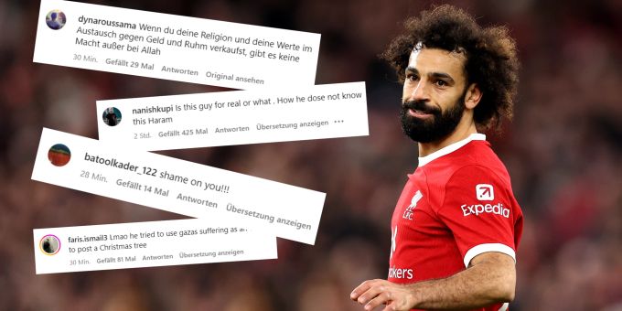 «Schäm dich» - Shitstorm für Liverpool-Star Salah wegen Weihnachts-Foto