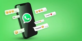 Smartphone Grafik WhatsApp Symbole Chats