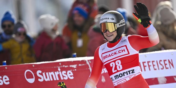 Delia Durrer Ski-Weltcup Abfahrt