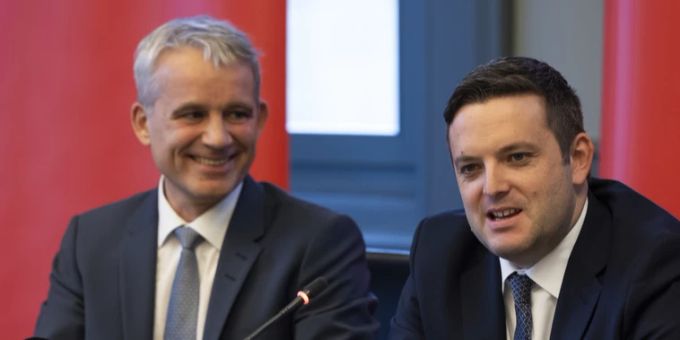 Beat Jans und Jon Pult. Bundesratswahlen