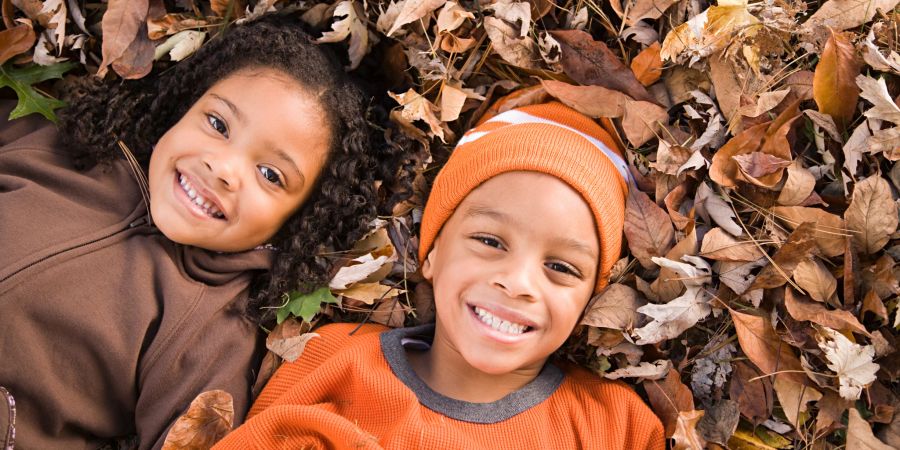 kinder im wald