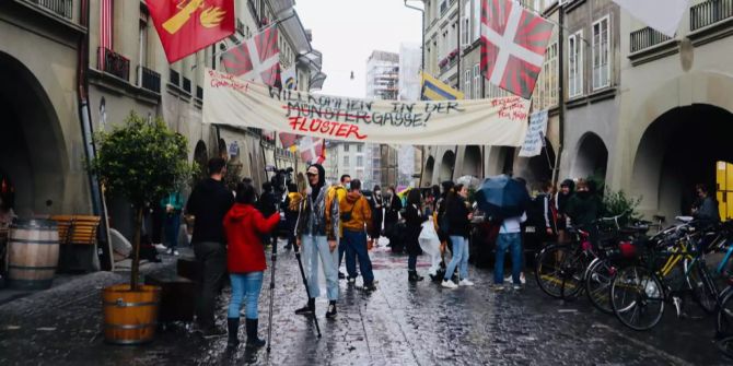 Protest Restaurant-Schliessung