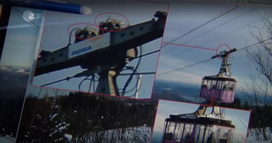 Hobbyfilmer Michael Meier zeigt im «ZDF» seine Aufnahmen der Seilbahn in Stresa aus den Jahren 2014, 2016 und 2018.