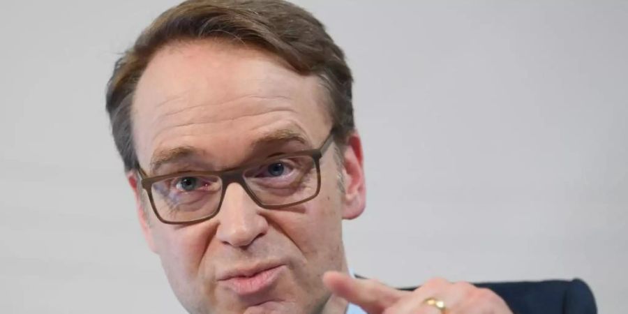 Jens Weidmann, Präsident der Deutschen Bundesbank, spricht während der Bilanz-Pressekonferenz der Deutschen Bundesbank. Foto: Arne Dedert/dpa