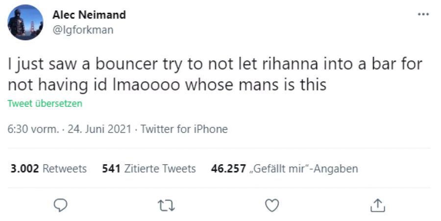 rihanna türsteher