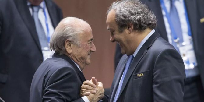 Sepp Blatter Michel Platini