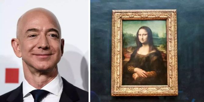 Jeff Bezos Mona Lisa