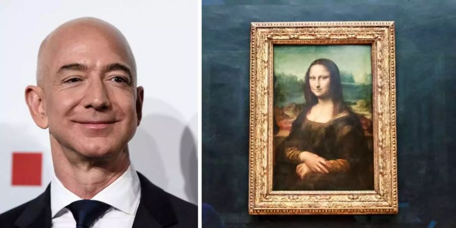 Jeff Bezos Mona Lisa