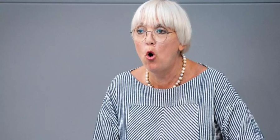 Claudia Roth (Bündnis 90/Grüne), Bundestagsvizepräsidentin. Foto: Kay Nietfeld/dpa