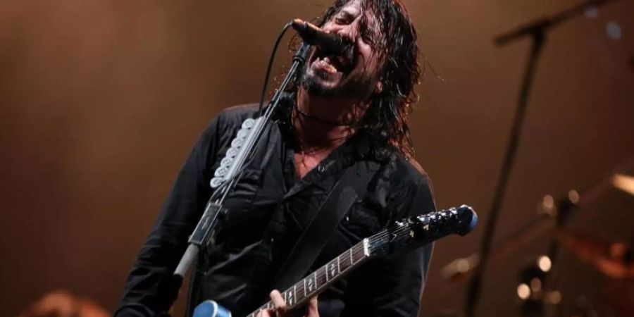 Die Seele aus dem Leib schreien: Dave Grohl. Foto: Álvaro Tavera/colprensa/dpa