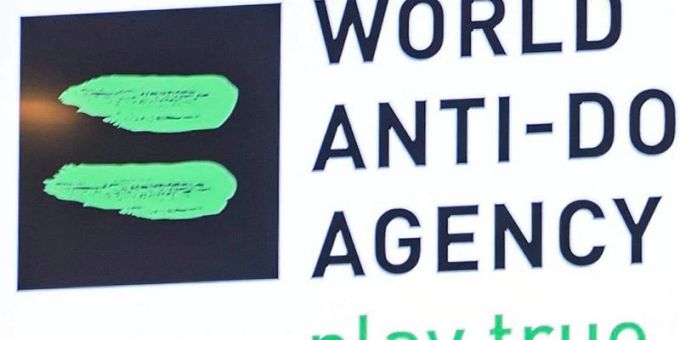 Das Logo der Welt Anti-Doping Agentur (WADA). WADA