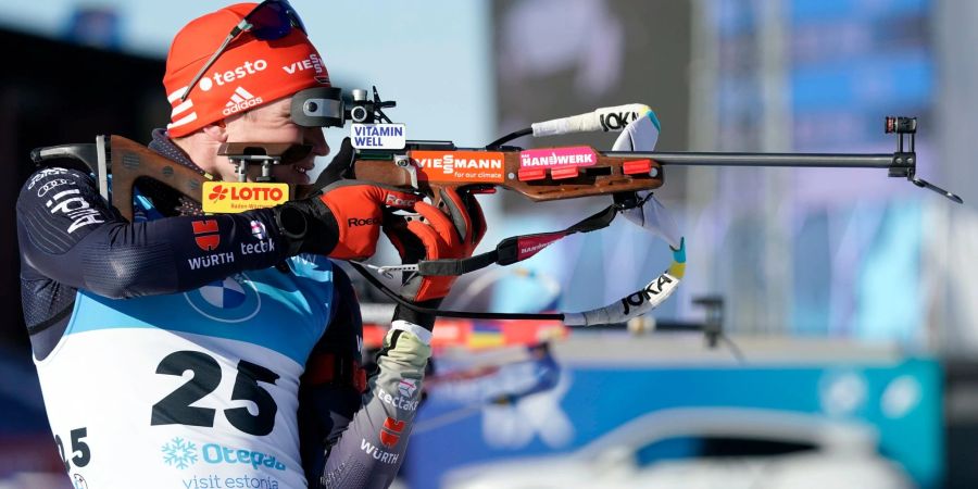 Deutsche Biathlon-Hoffnung in Oslo: Benedikt Doll.
