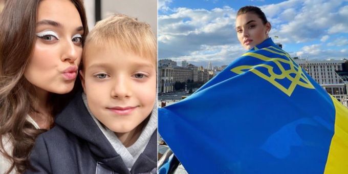 Die Ex-Miss musste ihren Sohn auf der Flucht vor dem Ukraine Krieg in der Schweiz lassen. Ukraine Krieg
