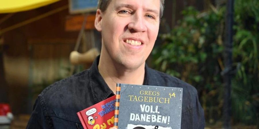 Das Zeichnen hilft Bestseller-Autor Jeff Kinney dabei, sich zu konzentrieren. Foto: Magdalena Tröndle/dpa