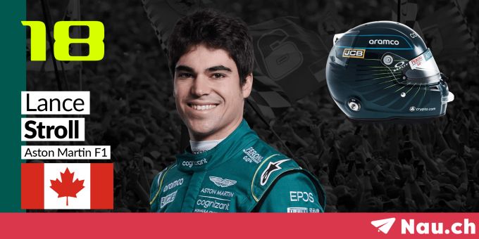 Lance Stroll startet 2022 für Aston Martin in der Formel 1. Lance Stroll Formel 1