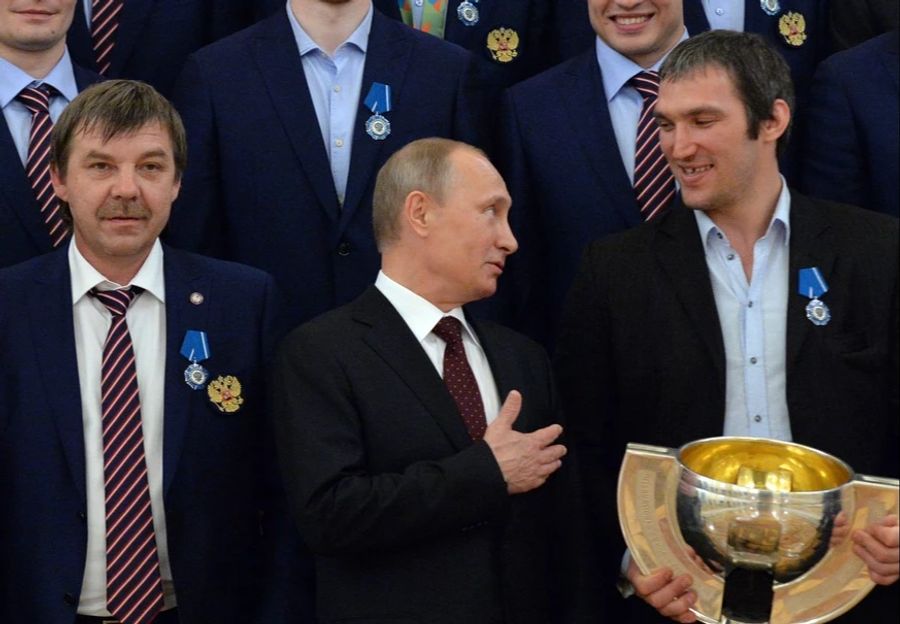 Putin Ovechkin Russland NHL