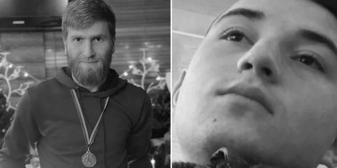 Dmytro Martynenko (†25, l.) und Vitalii Sapylo (†21) sterben im Ukraine-Konflikt. ukraine konflikt