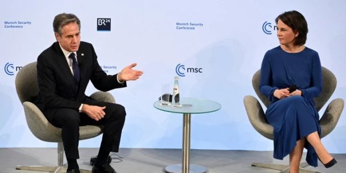 Blinken und Baerbock bei Müncher Sicherheitskonferenz Blinken und Baerbock bei Müncher Sicherheitskonferenz