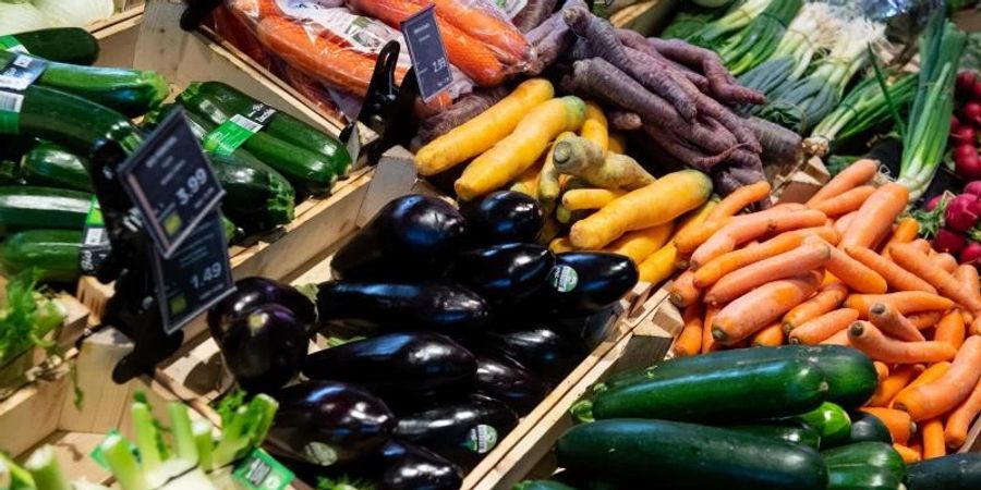 Bio-Lebensmittel werden weiterhin vorwiegend im Supermarkt gekauft. Foto: Sven Hoppe/dpa