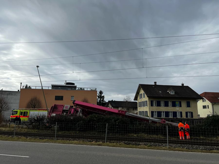 Bei dem Unfall gab es keine Verletzten.