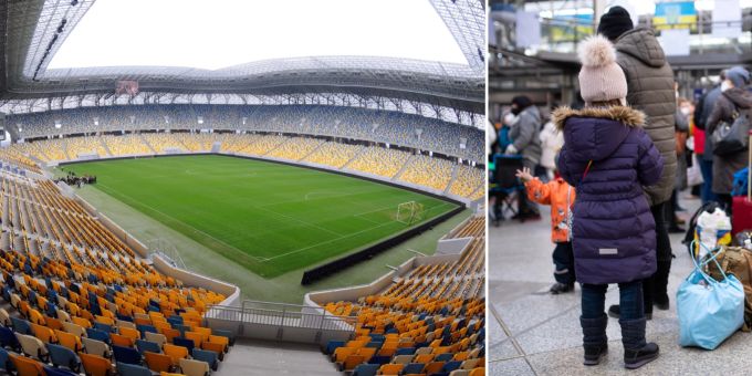 Für 3000 Flüchtende - Schachtar baut Stadion in Unterkunft um