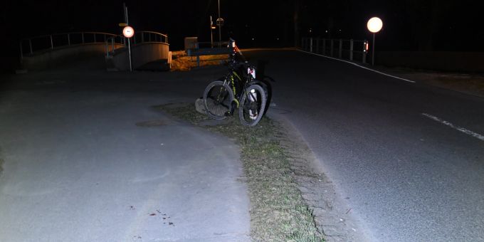 Das Unfallvelo in Rebstein. Velo Unfall