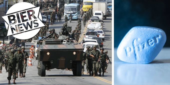 Hoher Blutdruck? - Brasiliens Armee kauft 35'000 Dosen Potenzmittel