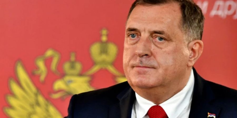 Der bosnische Serbenführer Milorad Dodik