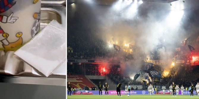 Kokain Fussball Stadion Schweiz