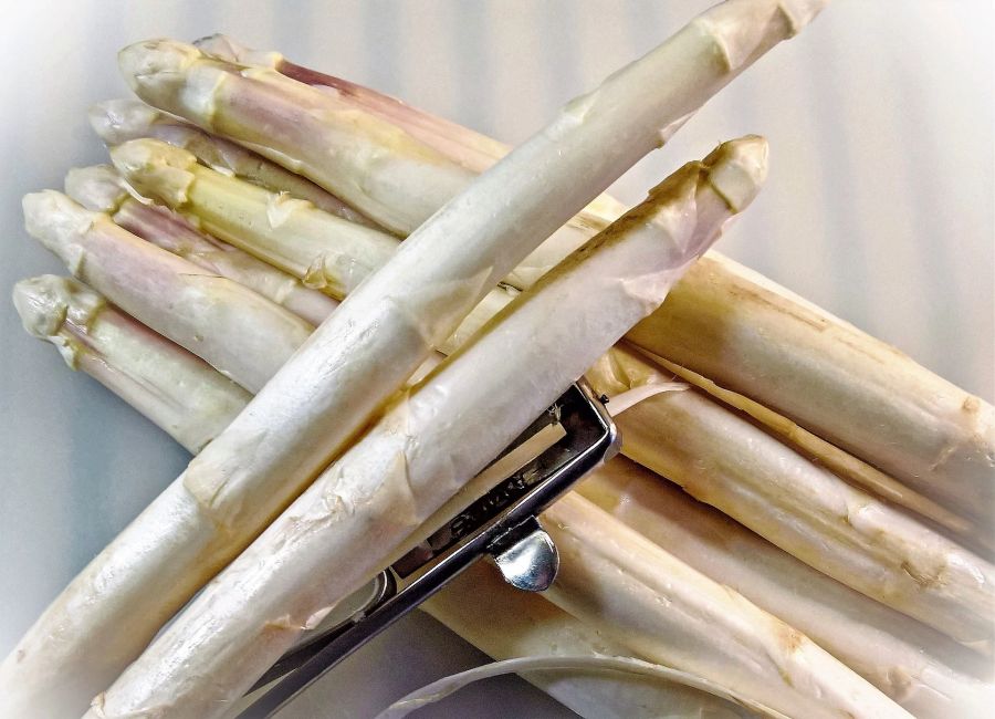 Spargel weiss Spargelschäler