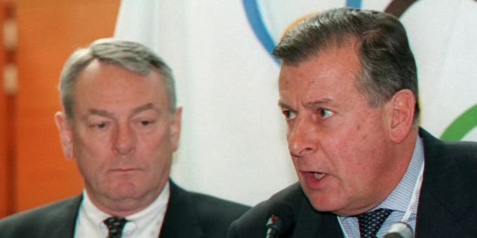 Der ehemalige Generaldirektor des Internationalen Olympischen Komitees , François Carrard (rechts), ist gestorben. Der ehemalige Generaldirektor des Internationalen Olympischen Komitees , François Carrard (rechts), ist gestorben.
