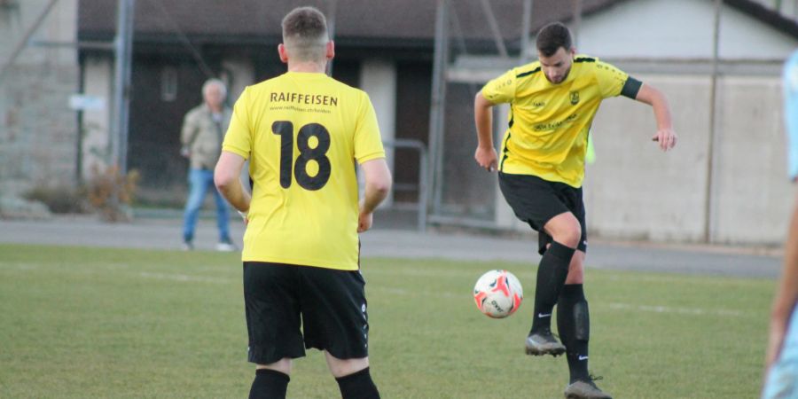 Die 1. Mannschaft des FC Heiden im Spiel - Heiden