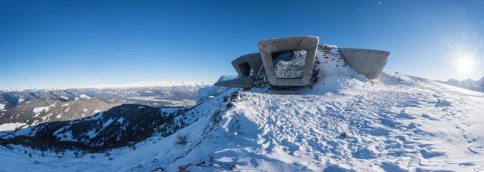 Der Kronplatz bietet eine wunderbare Aussicht. Museum Lumen