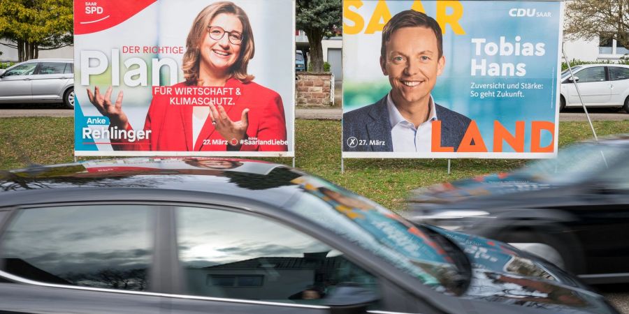 Das Saarland wählt am 27. März einen neuen Landtag.