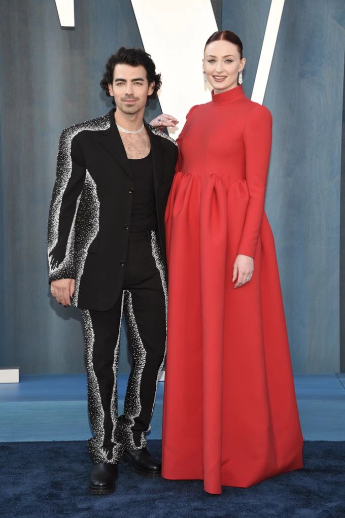 Joe Jonas und seine Ehefrau Sophie Turner an der Oscar-Party am Sonntag, 27. März 2022, in Beverly Hills, Los Angeles joe jonas